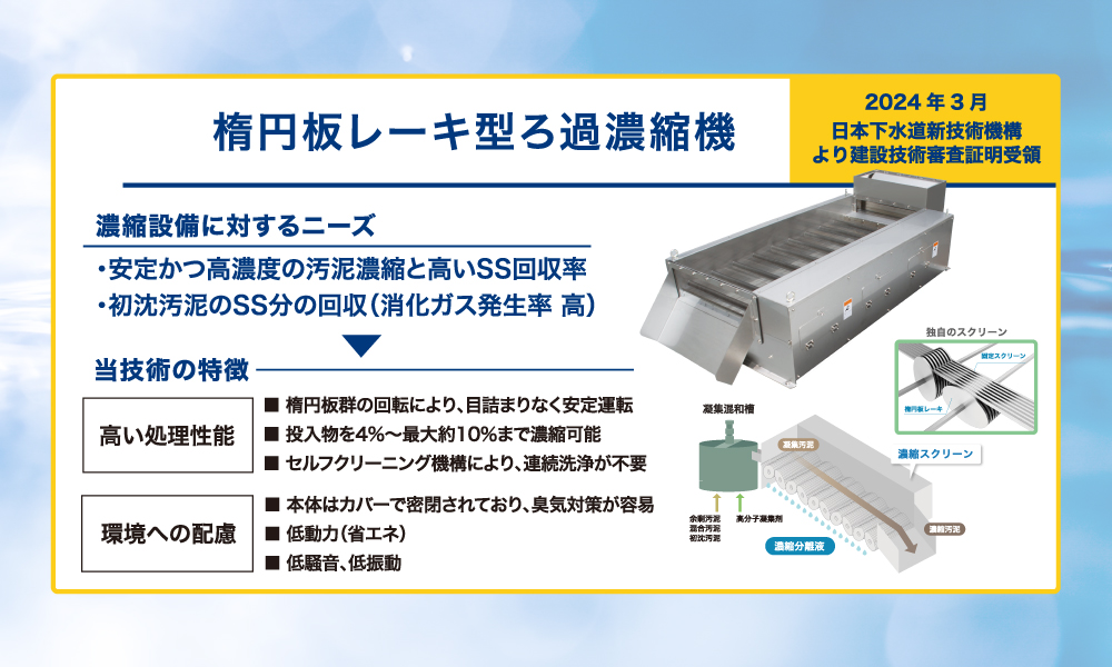 ①濃縮機